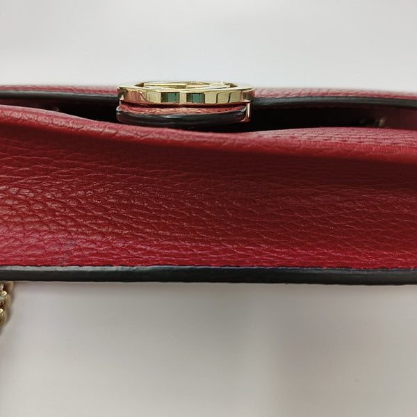 Calfskin Shoulder Bag Red