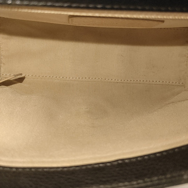 LABEL CLICK Quilted Calfskin Black