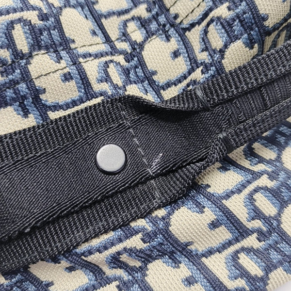 Diortravel Oblique Canvas Blue