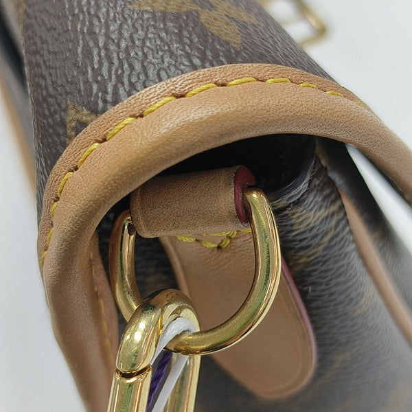 DIANE Monogram Coated Canvas Brown