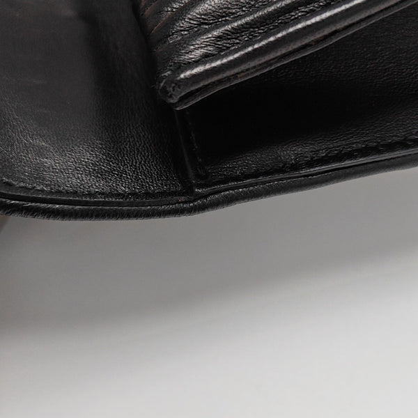 Miu Lady Quilted Lambskin Black