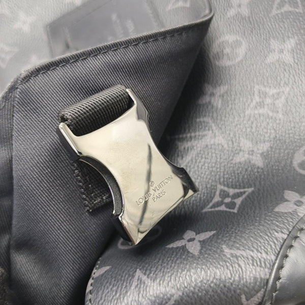VOYAGER PM Monogram Coated Canvas Black