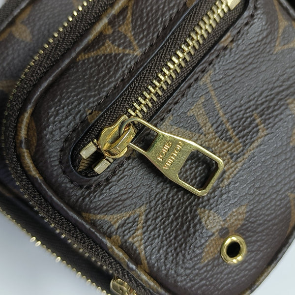 UTILITY Monogram Coated Canvas Brown