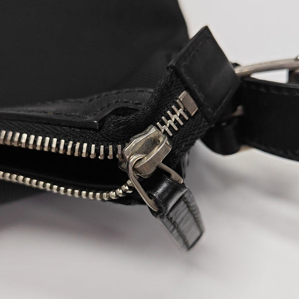 Fabric Shoulder Bag Black