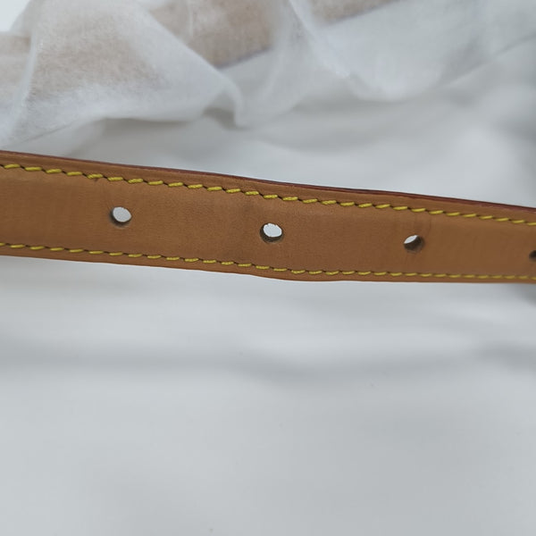 TAMBOURINE Monogram Coated Canvas Brown