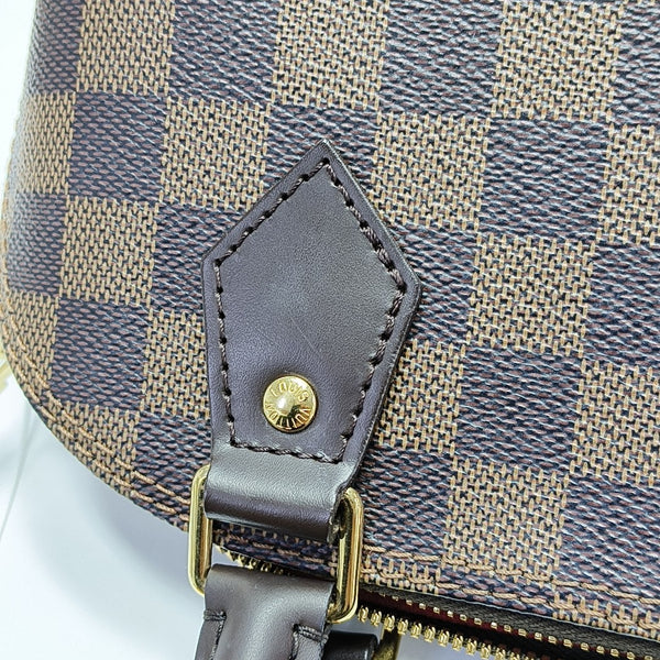 ALMA BB Damier Ebene Coated Canvas Brown