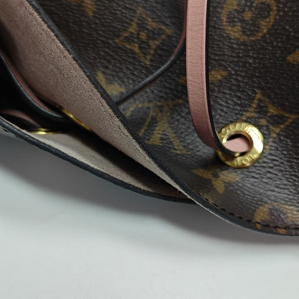 NÉONOÉ MM Monogram Coated Canvas Brown