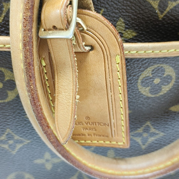 DEAUVILLE MM Monogram Coated Canvas Brown