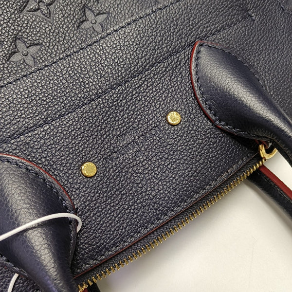 PONNEUF MM Monogram Calfskin Blue