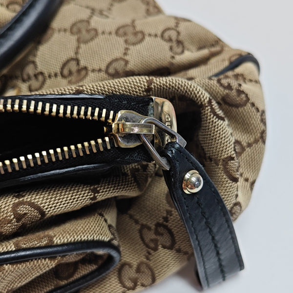 Sukey Monogram Canvas Black