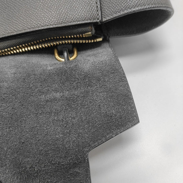 BELT Micro Calfskin Gray