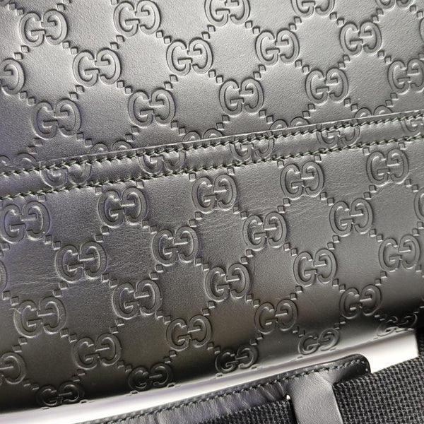 Ligne Shima Monogram Calfskin Black