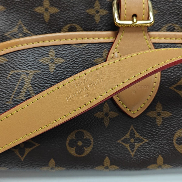 DIANE Monogram Coated Canvas Brown