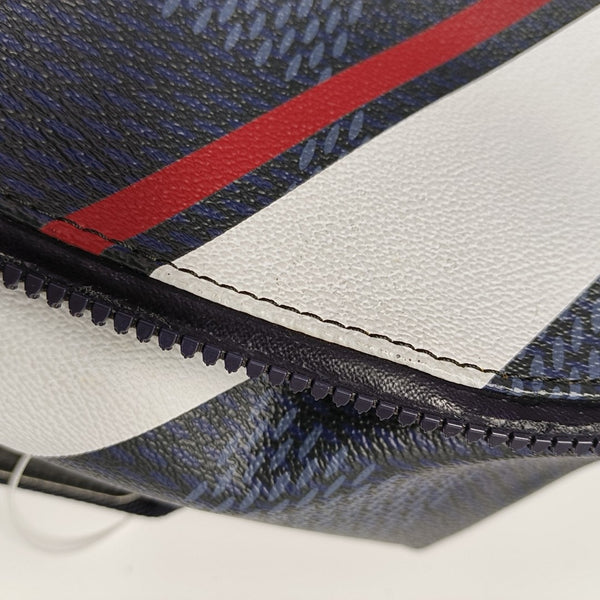 APOLLO Damier Coated Canvas Blue
