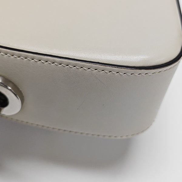 PETITE Mini Calfskin White