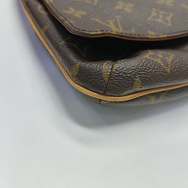 MUSETTE TANGO Monogram Coated Canvas Brown