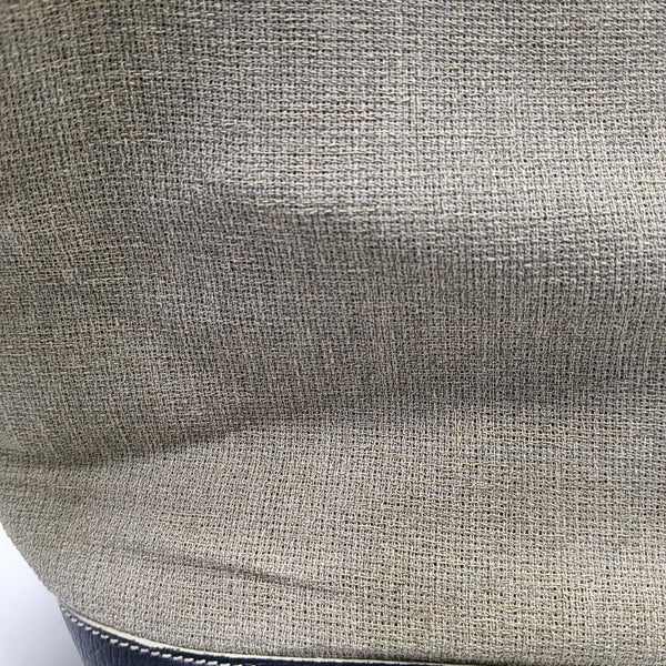Fabric Top Handle Bag Gray