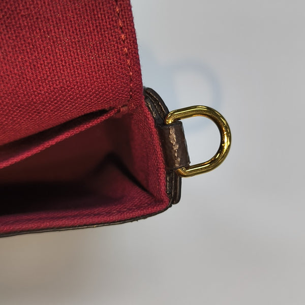 FÉLICIE Monogram Coated Canvas Brown