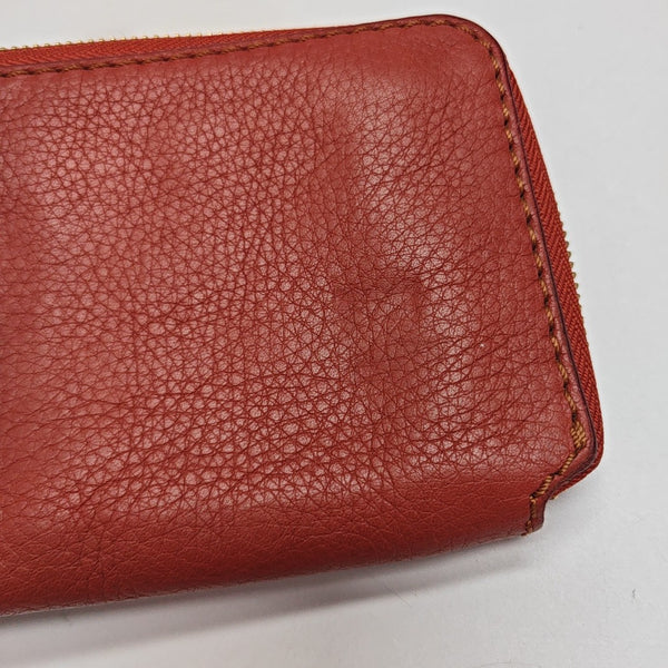 Marcie Calfskin Orange Wallet