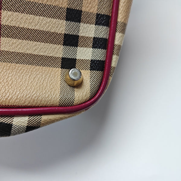 Nova Check Coated Canvas Brown