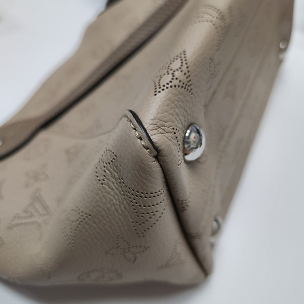 HINA PM Monogram Calfskin Gray