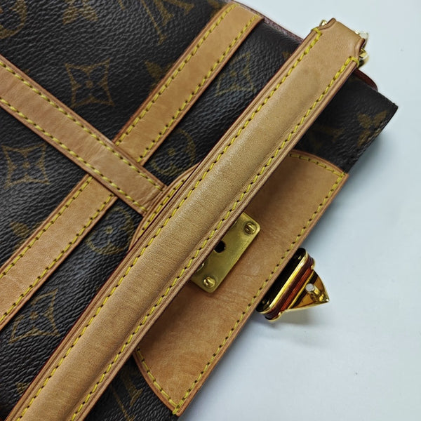DUFFLE Monogram Coated Canvas Brown