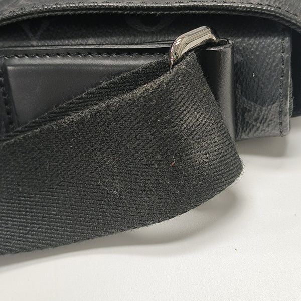 DISTRICT PM Monogram Coated Canvas Black