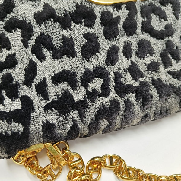 Dior Caro Medium Fabric Black