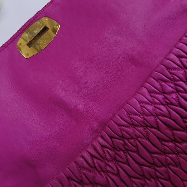 Crystal Quilted Lambskin Red