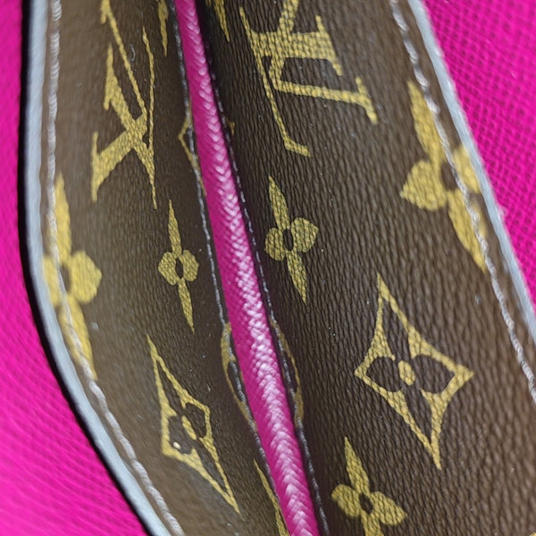 EMILIE Monogram Coated Canvas Brown