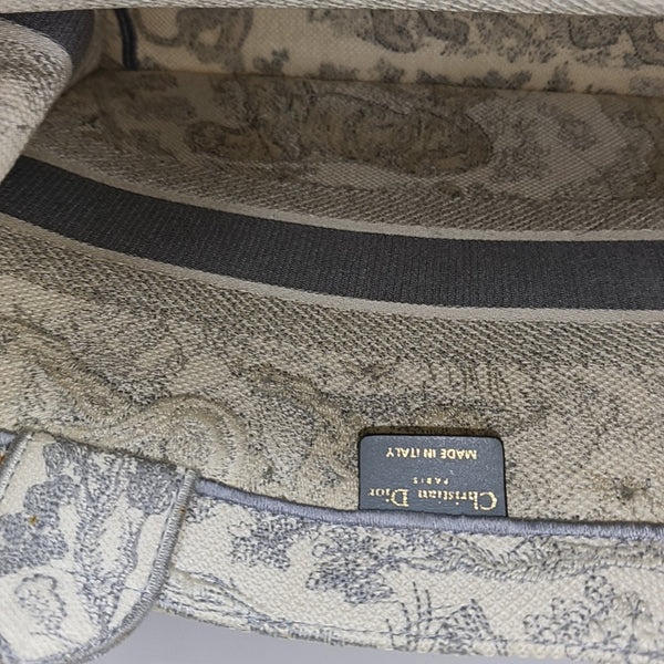 Book Tote Medium Canvas Gray