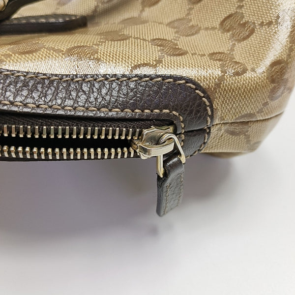 Dome Monogram Coated Canvas Brown