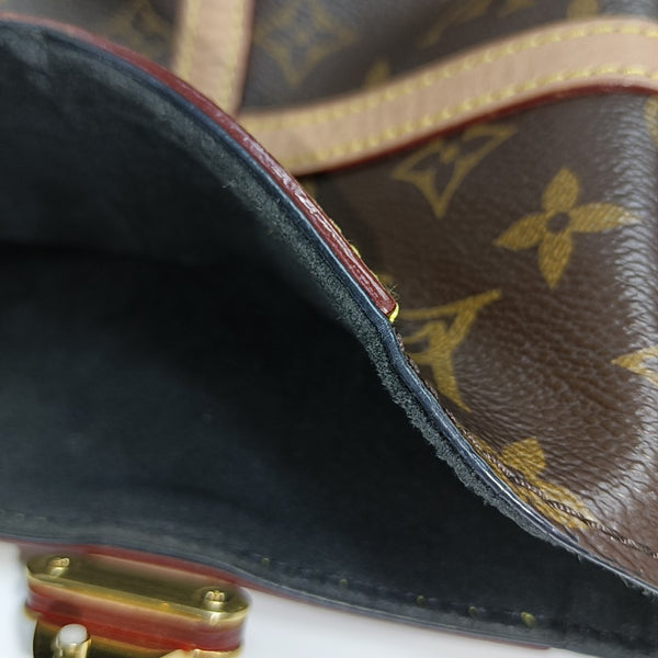 DUFFLE Monogram Coated Canvas Brown