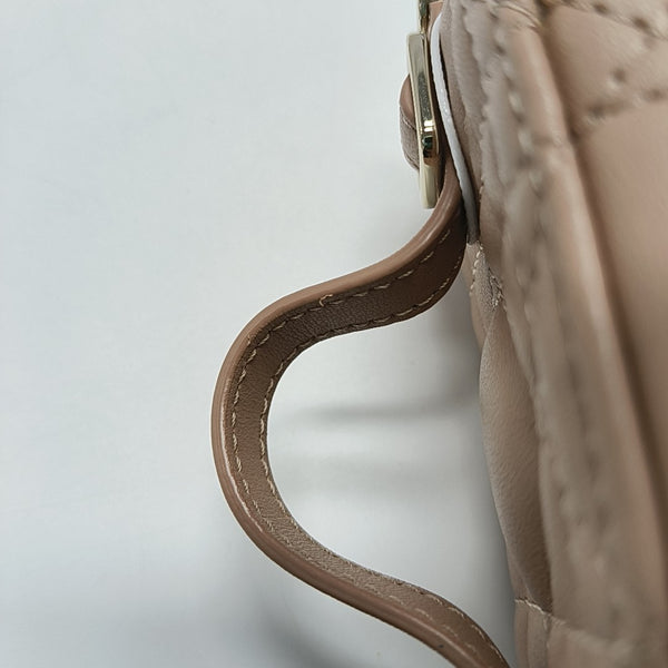 Lady Dior Super Mini Cannage Lambskin Pink