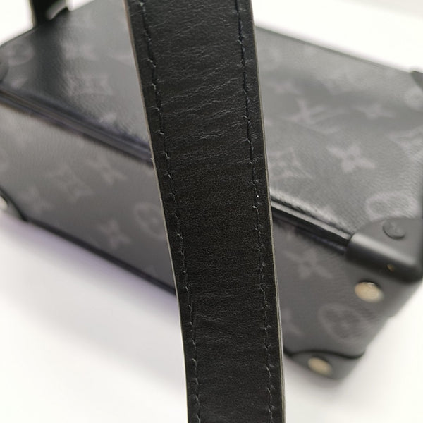 SOFT TRUNK Mini Monogram Coated Canvas Black
