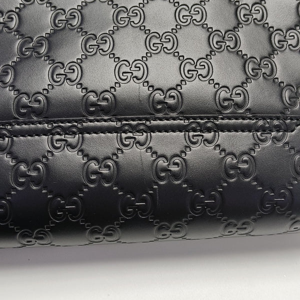 Padlock Medium Monogram Calfskin Black