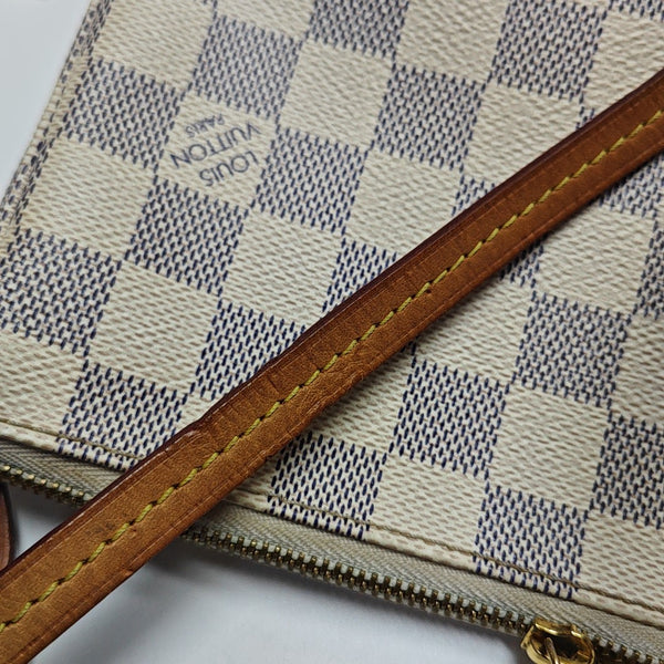 ACCESSOIRES GM Damier Azur Coated Canvas White