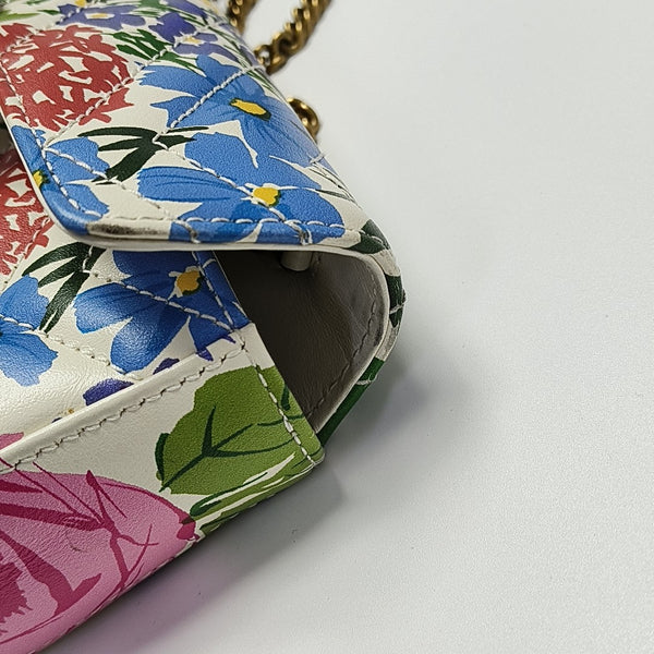 GG Marmont Mini Quilted Calfskin Multicolor