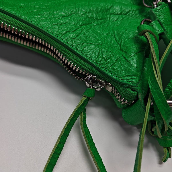 Le Cagole Mini Lambskin Green