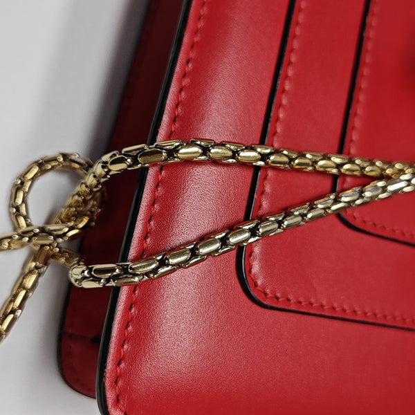SERPENTI FOREVER Calfskin Red