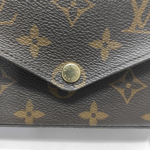 FÉLICIE Monogram Coated Canvas Brown