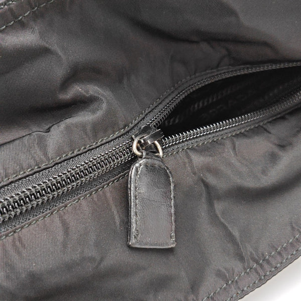 Nylon Shoulder Bag Black