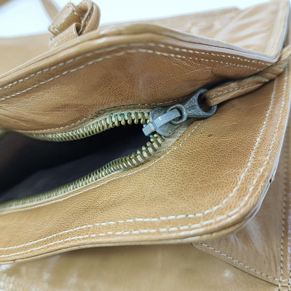 Calfskin Tote Bag Brown