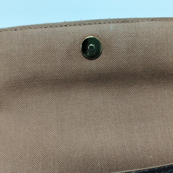 IVY Monogram Coated Canvas Brown