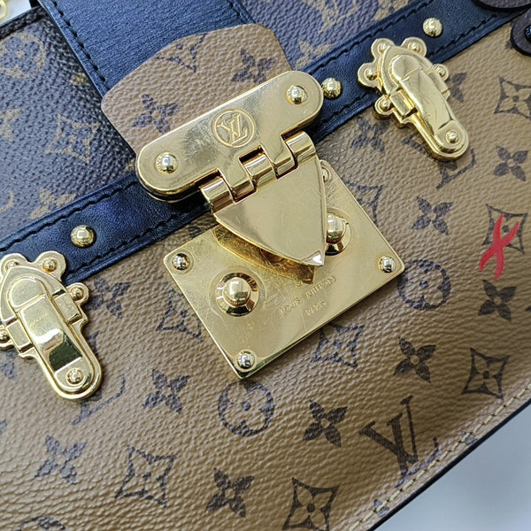 TRUNK Monogram Coated Canvas Brown