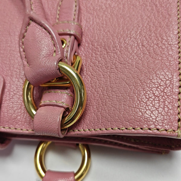 Calfskin Tote Bag Pink