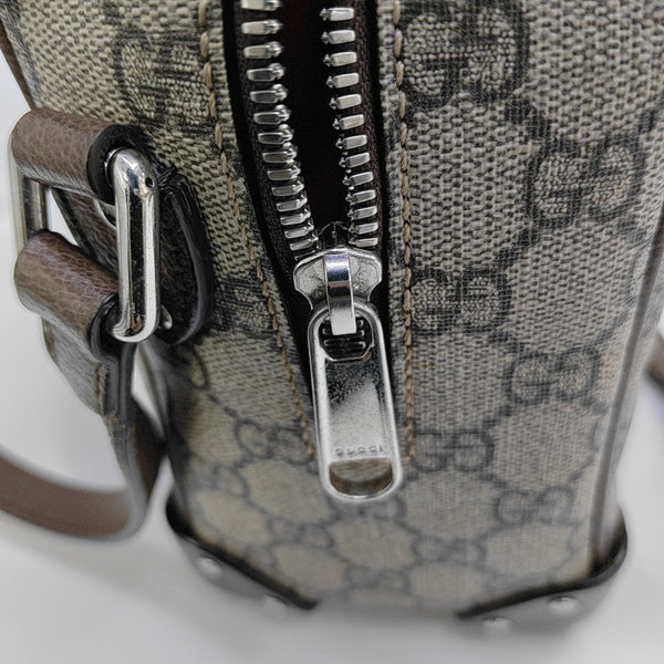 Trunk Monogram Coated Canvas Brown