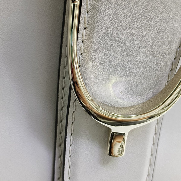 Stirrup Calfskin White