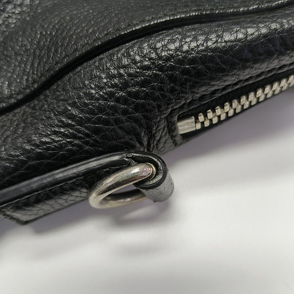 Calfskin Shoulder Bag Black