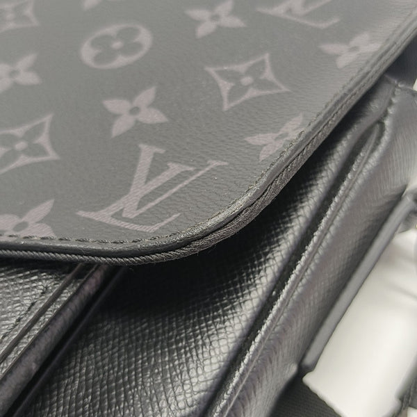 TAIGARAMA Monogram Coated Canvas Black